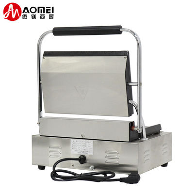 Commerciële elektrische Panini contactgrill Press Plate Grill voor perfecte Paninis