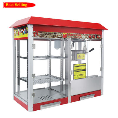 Automatische popcornmachine met voedselwarmer display en inwendige pot grootte Dia190 * H60mm