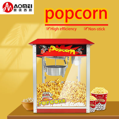 Rode industriële commerciële popcornmachine voor bioscoop Elektrische automatische popcornmaker