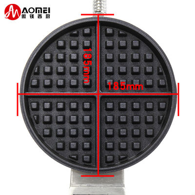 Niet-klevende Belgain wafelmachine 250*350*260mm Vormgrootte voor efficiëntie