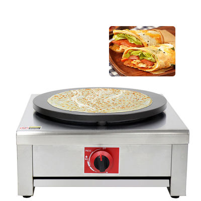 LPG Spanning Single Plate Gas Crepe Maker en Pancake Makers voor Fast Food Restaurant