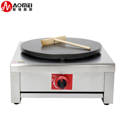 LPG Spanning Single Plate Gas Crepe Maker en Pancake Makers voor Fast Food Restaurant