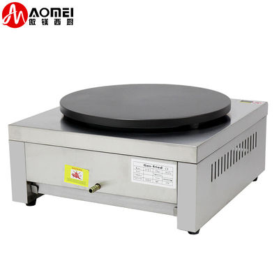 LPG Spanning Single Plate Gas Crepe Maker en Pancake Makers voor Fast Food Restaurant