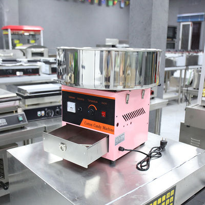 Elektrische verwarming Cotton Candy Machine Roestvrij staal Output Productnaam voor partijen