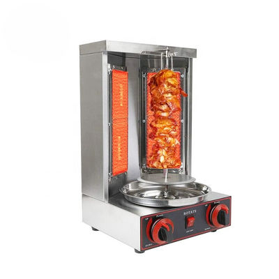 Automatische roterende Doner Kebab Machine voor LPG 2800Pa 37x37.5x53.5cm Verpakkingsgrootte