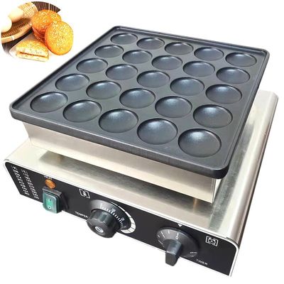 25-holes elektrische niet-klevende mini-wafelmaker voor heerlijke pannenkoeken en muffins